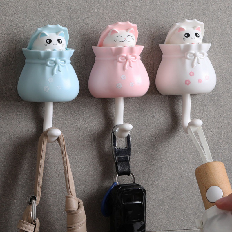 Tablet Cute Accessories - Ev Karikatür Kedi Dekoratif Kanca Anahtarlık