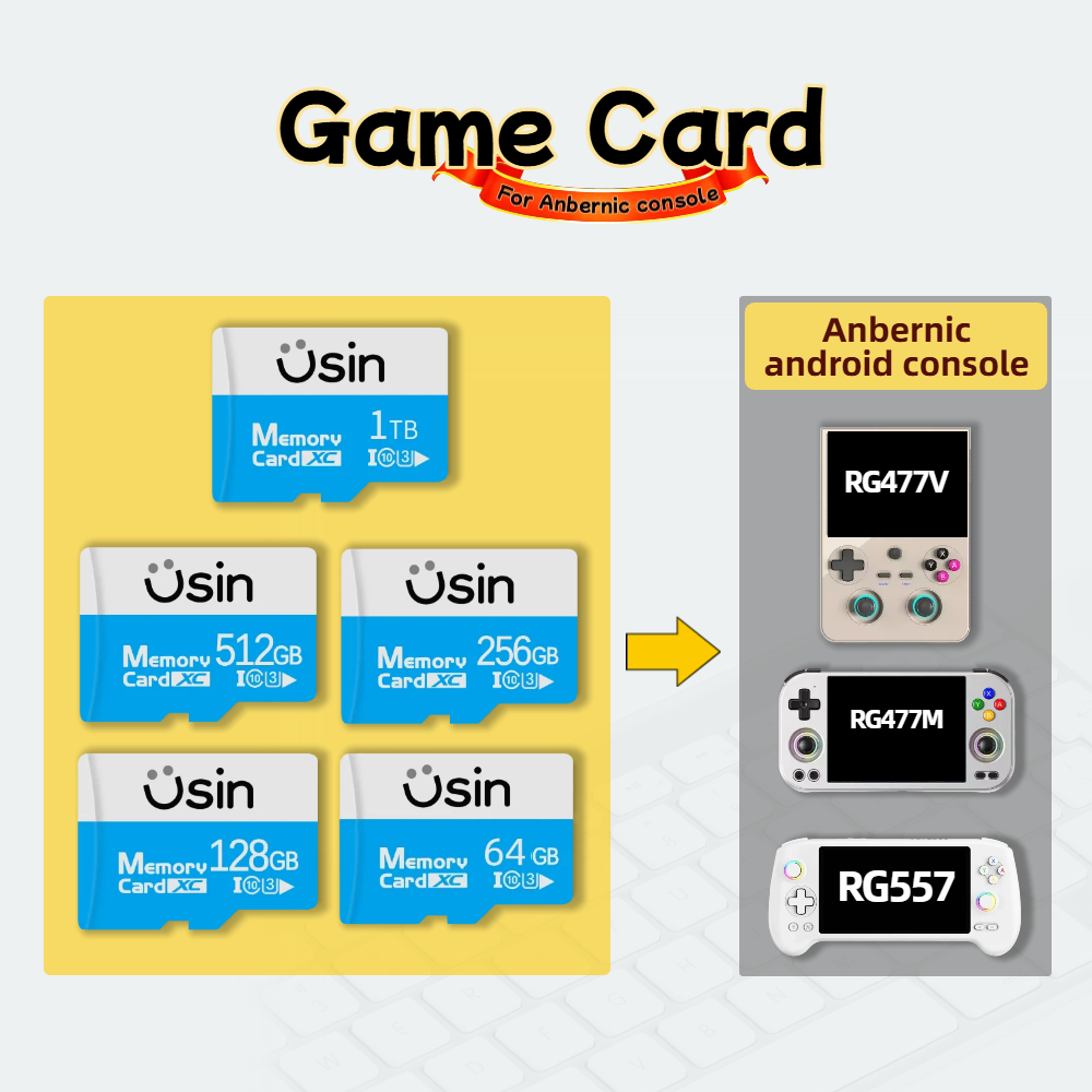 Android Tablet Gaming Accessories - Anbernic RG477V RG477M RG557 Retro Oyunlar
