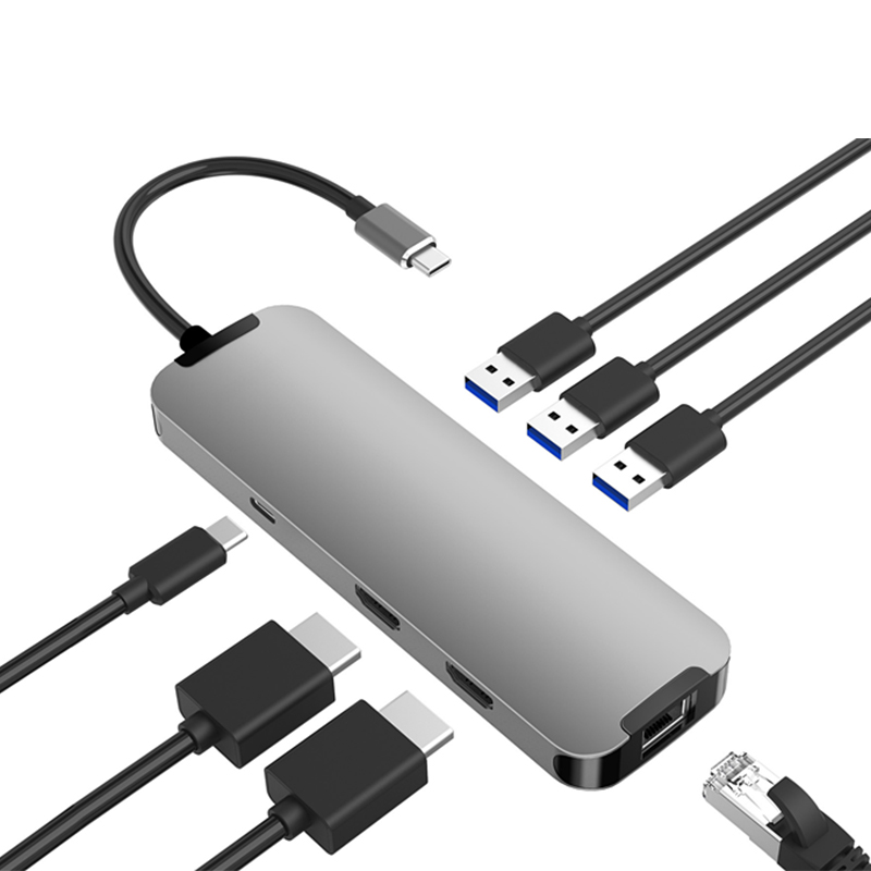 Usb Hub Type C - OEM Çok Fonksiyonlu Uyumlu Hub Adaptörü