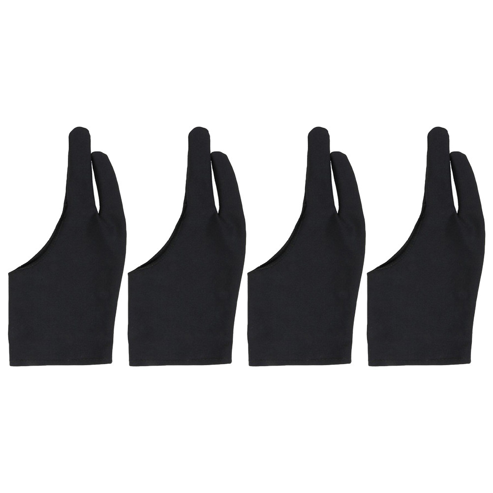 Drawing Glove Artist - 4 Adet Spandex İki Parmaklı Çizim