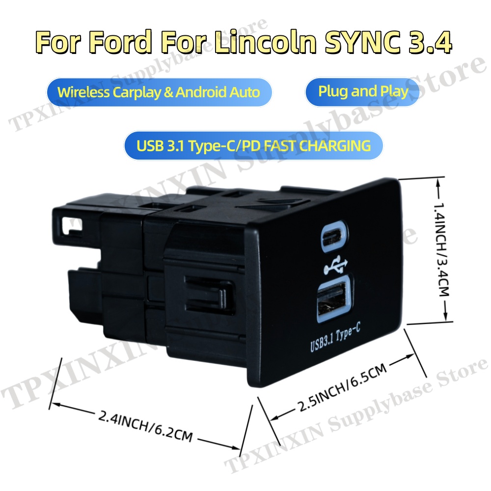 Ford ve Lincoln SYNC 3.4 için  - Usb Hub Type C incelemesi ve fiyatı