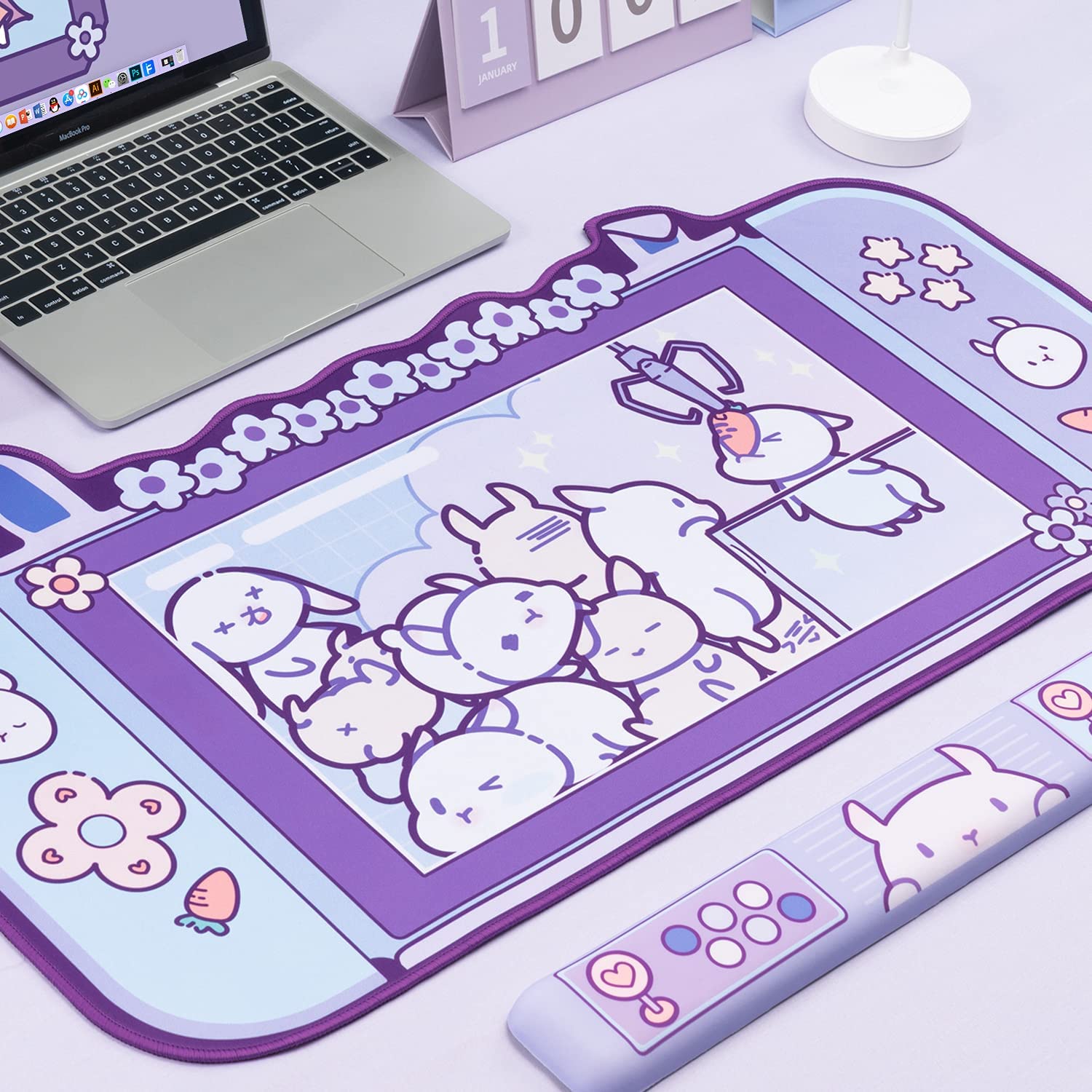 Büyük Kawaii oyun Mouse Pad se - Tablet Cute Accessories incelemesi ve fiyatı